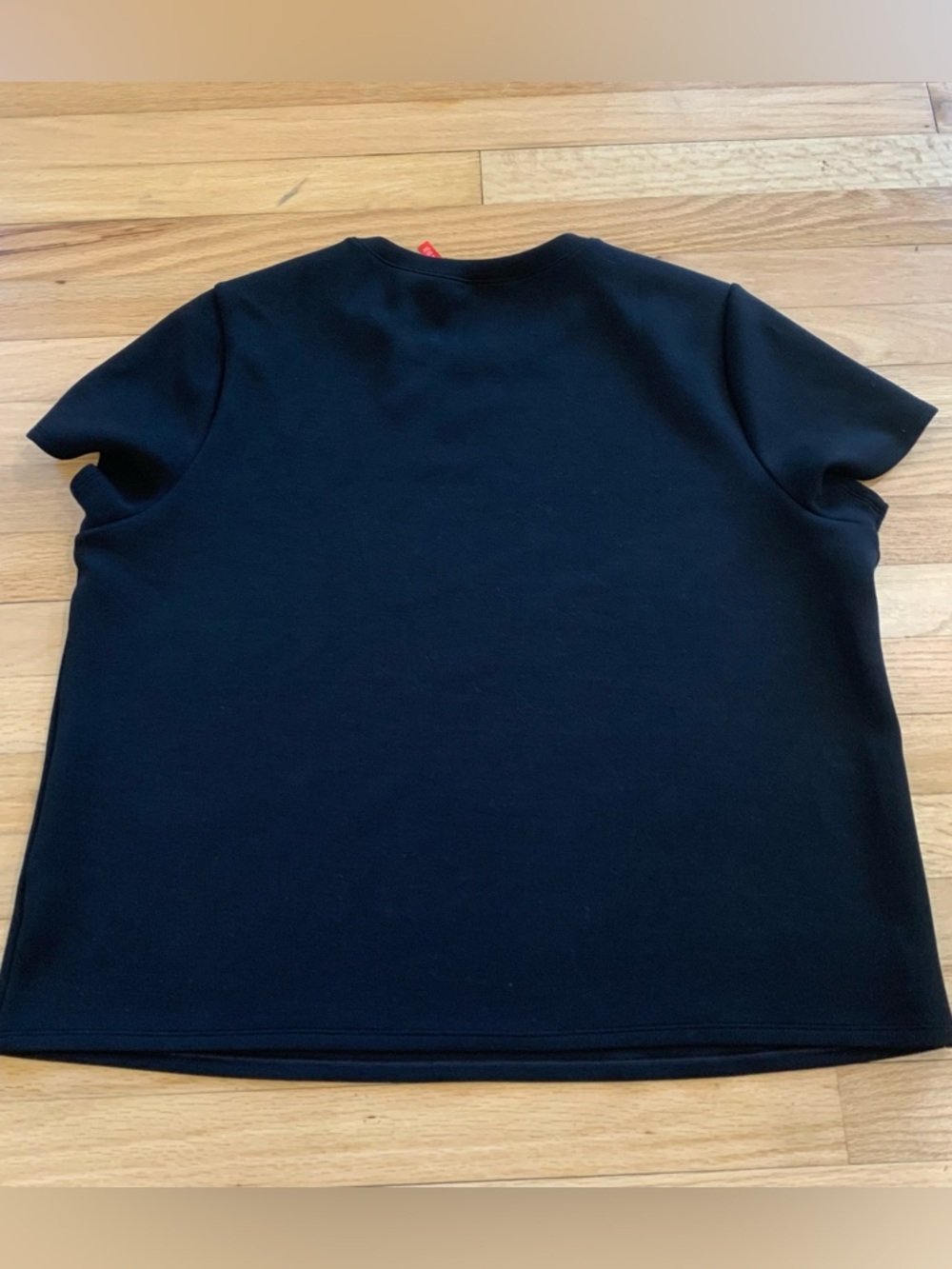 SPANX AirEssentials Black Short Sleeve Tee Soft Cozy Lounge Size 2X Plus Casual - Picture 6 of 6